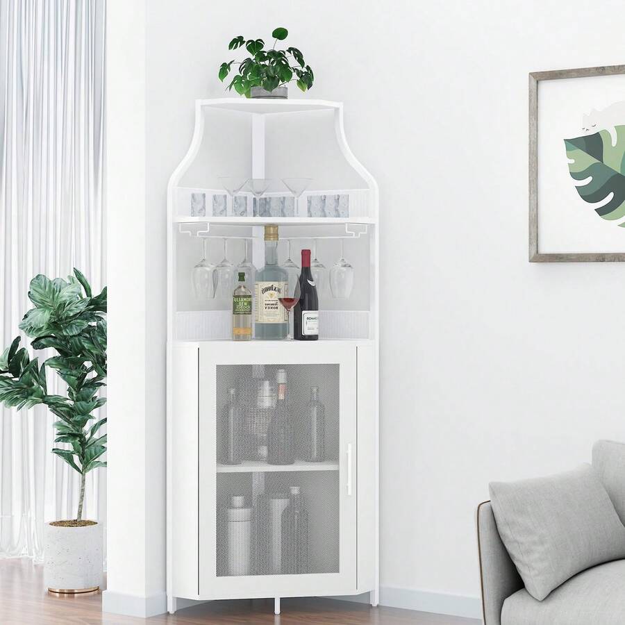 Wine & Beer Guayaquil - Mueble bar con estante para botellas