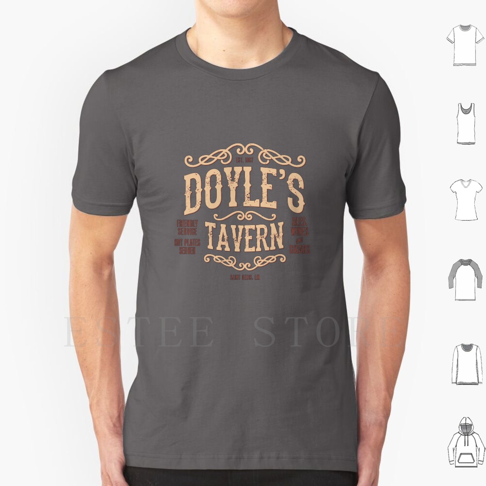 Whisky Beer And Wine - Camiseta Doyle's Tavern con estampado de