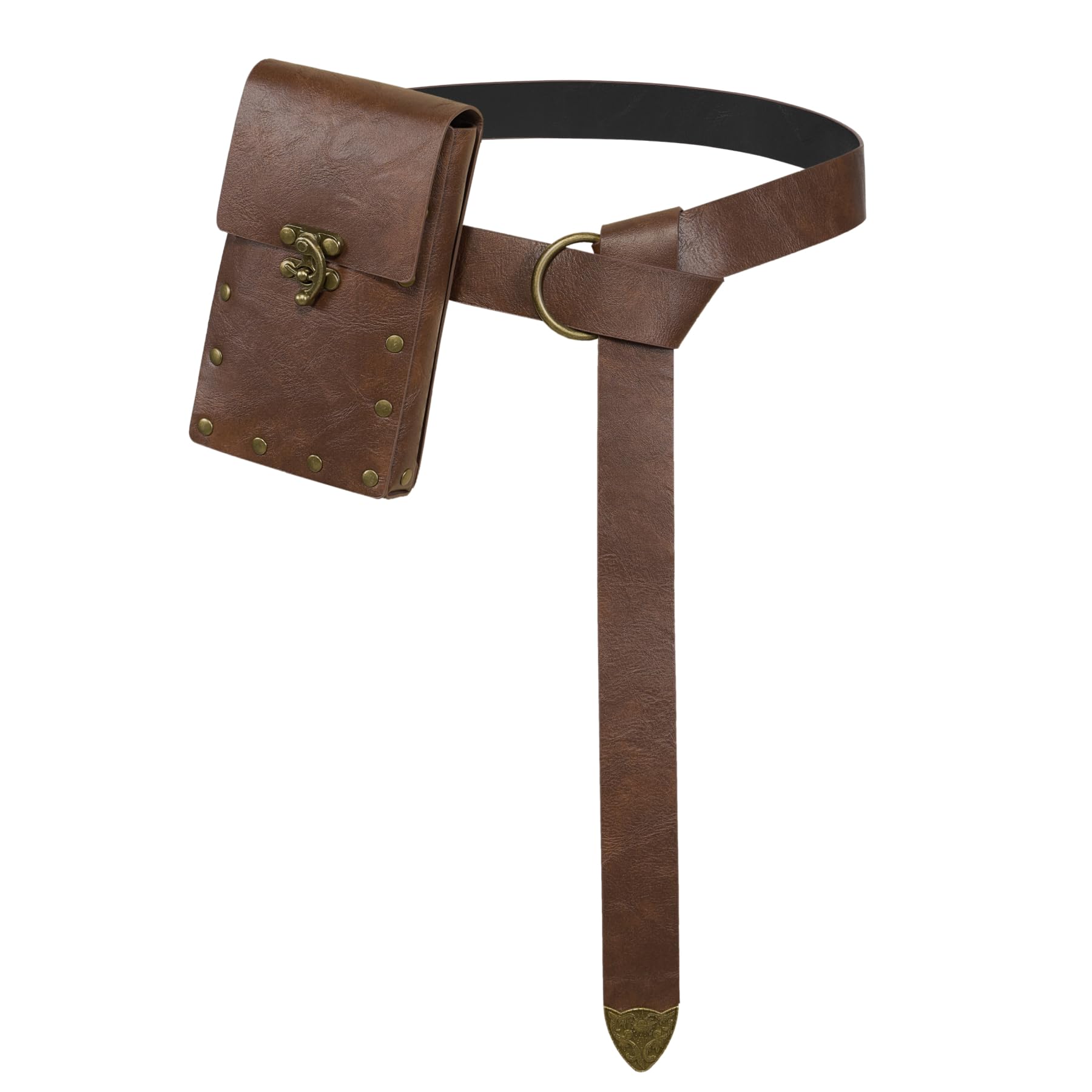 Cocktail Shaker Set - Bolsa de Cintura Medieval de Cuero