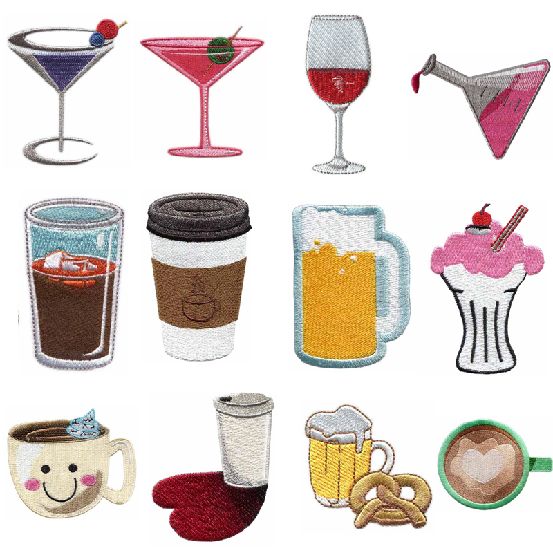 Parches bordados termoadhesivo - Wine Beer Hat reseña y precio
