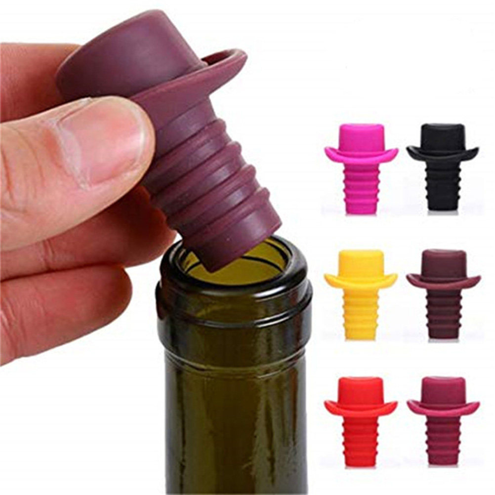 5 tapones de silicona de alta  - Wine Beer Hat reseña y precio