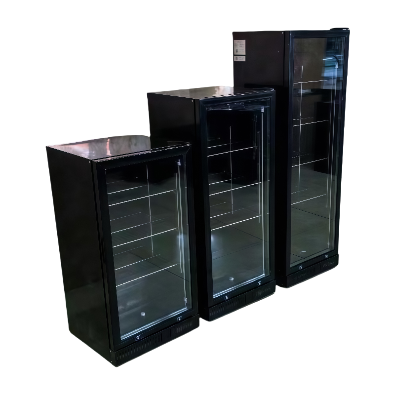Mini congelador de exhibición  - Wine Beer Dual Zone reseña y precio