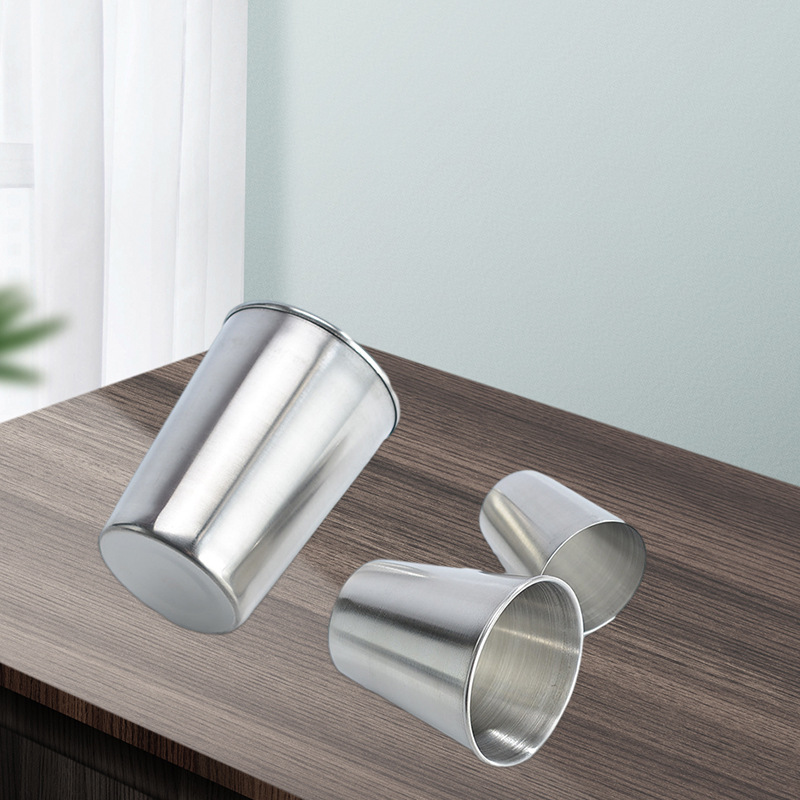 Juego de 4 Vasos de Acero Inox - Whisky Beer And Wine reseña y precio