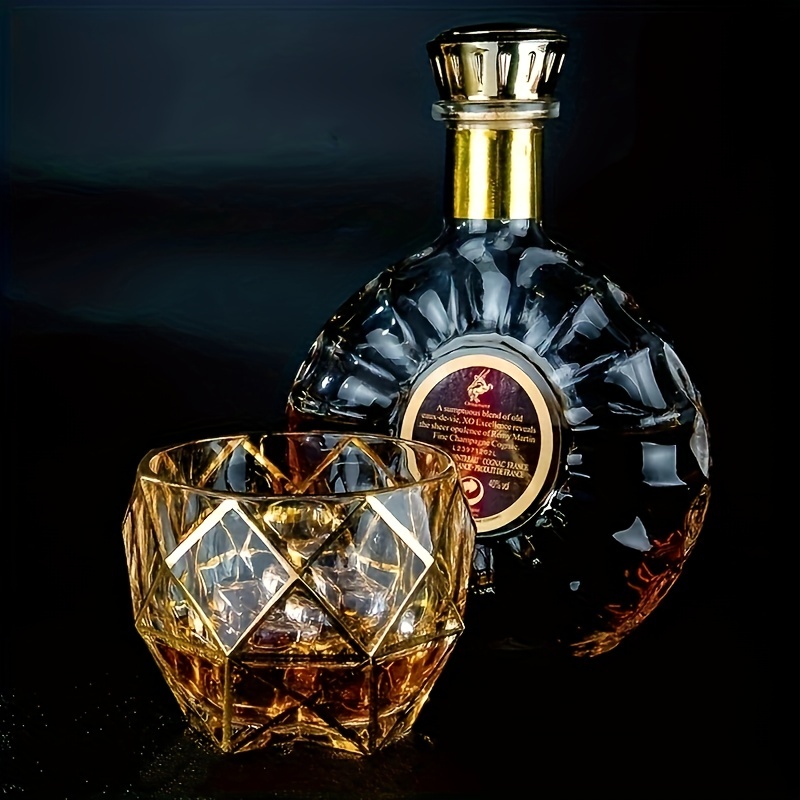 Vaso de Whisky con Línea Dorad - Whisky Beer And Wine reseña y precio