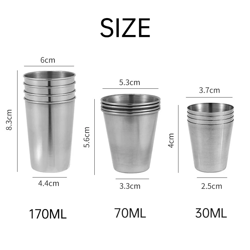 Juego de 4 vasos de acero inox - Whisky Beer And Wine reseña y precio